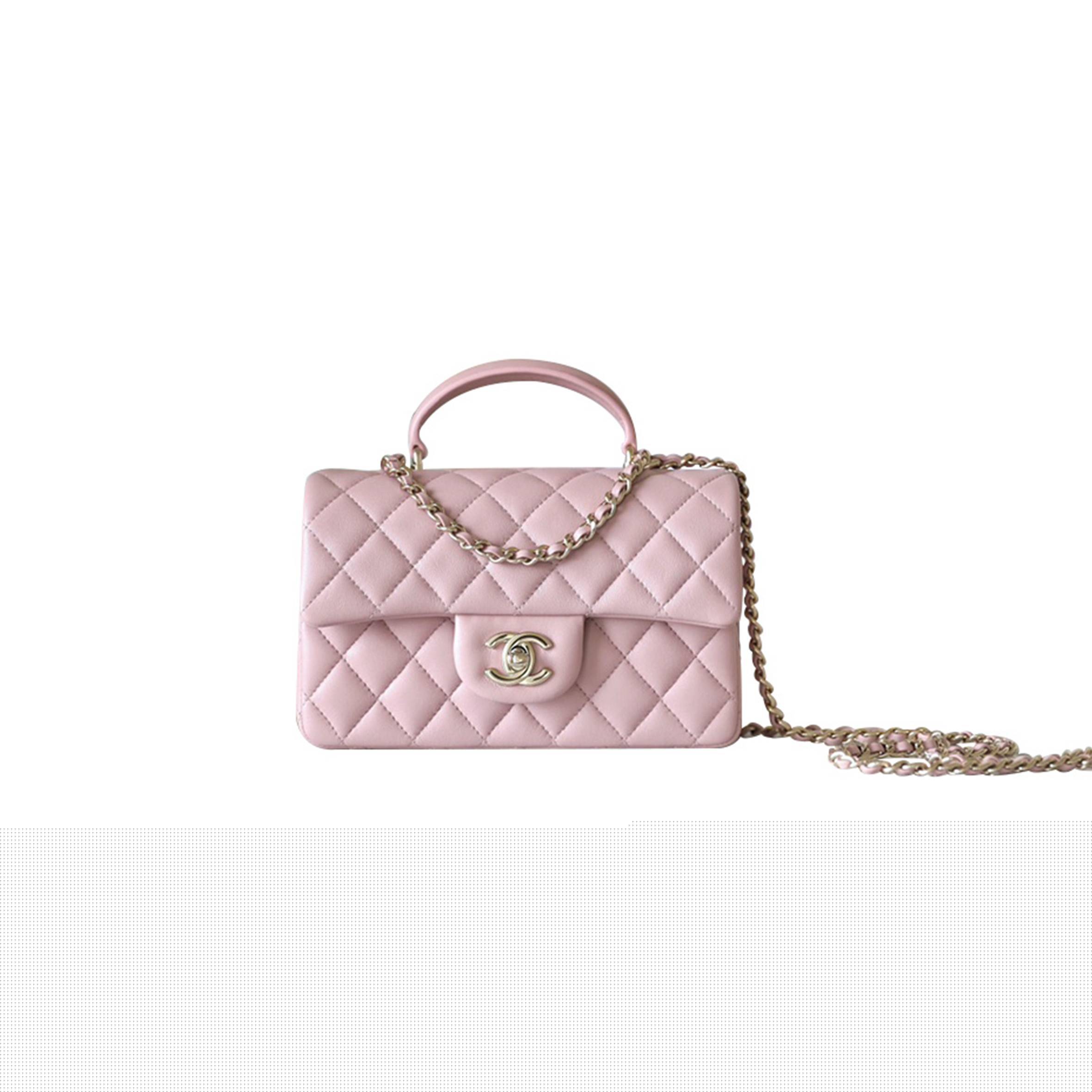 Ch*el master 23p classic handle bag as2431 (20*12*6cm)